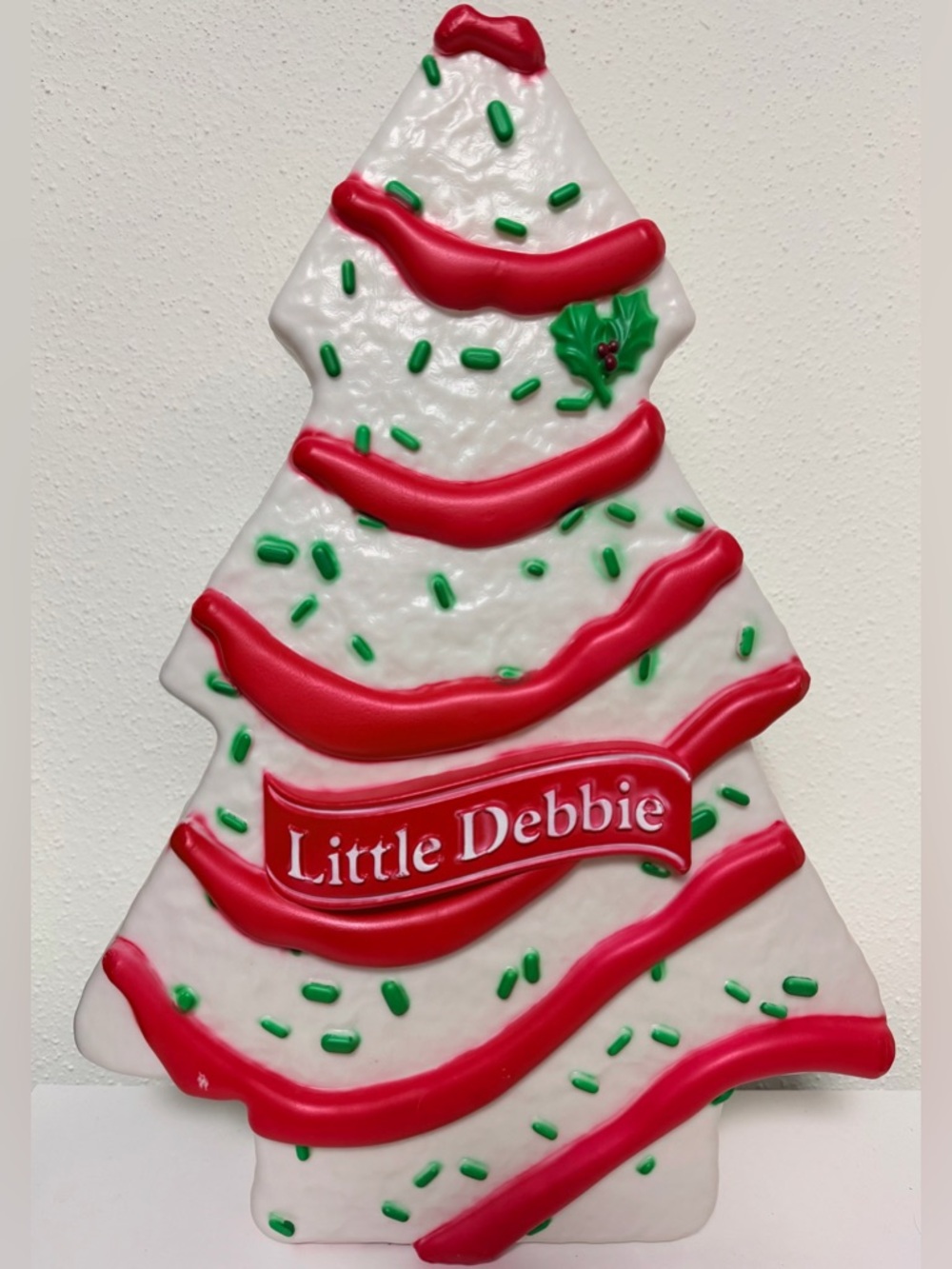 Little Debbie Christmas Tree Snack Cake Light Up Decoration.